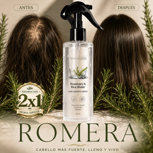 (2x1) Spray Romero & Agua de Arroz - 200 ml