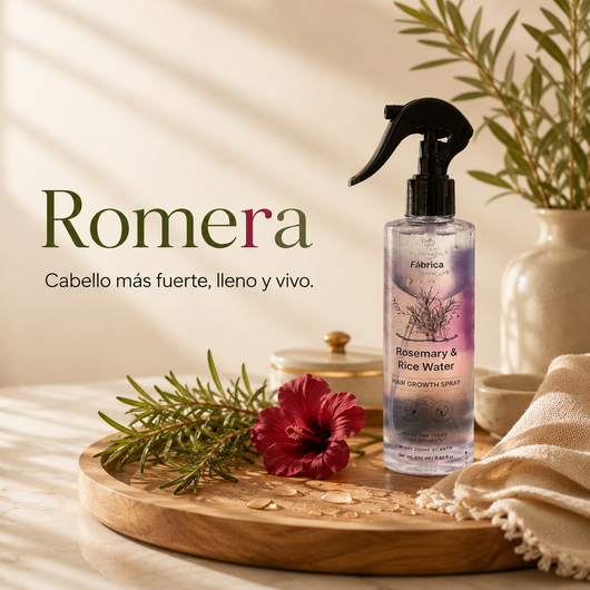 Spray Romero & Agua de Arroz - 200 ml